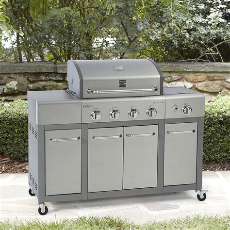 kenmore stainless steel smoker box|kenmore 4 burner gas grill.